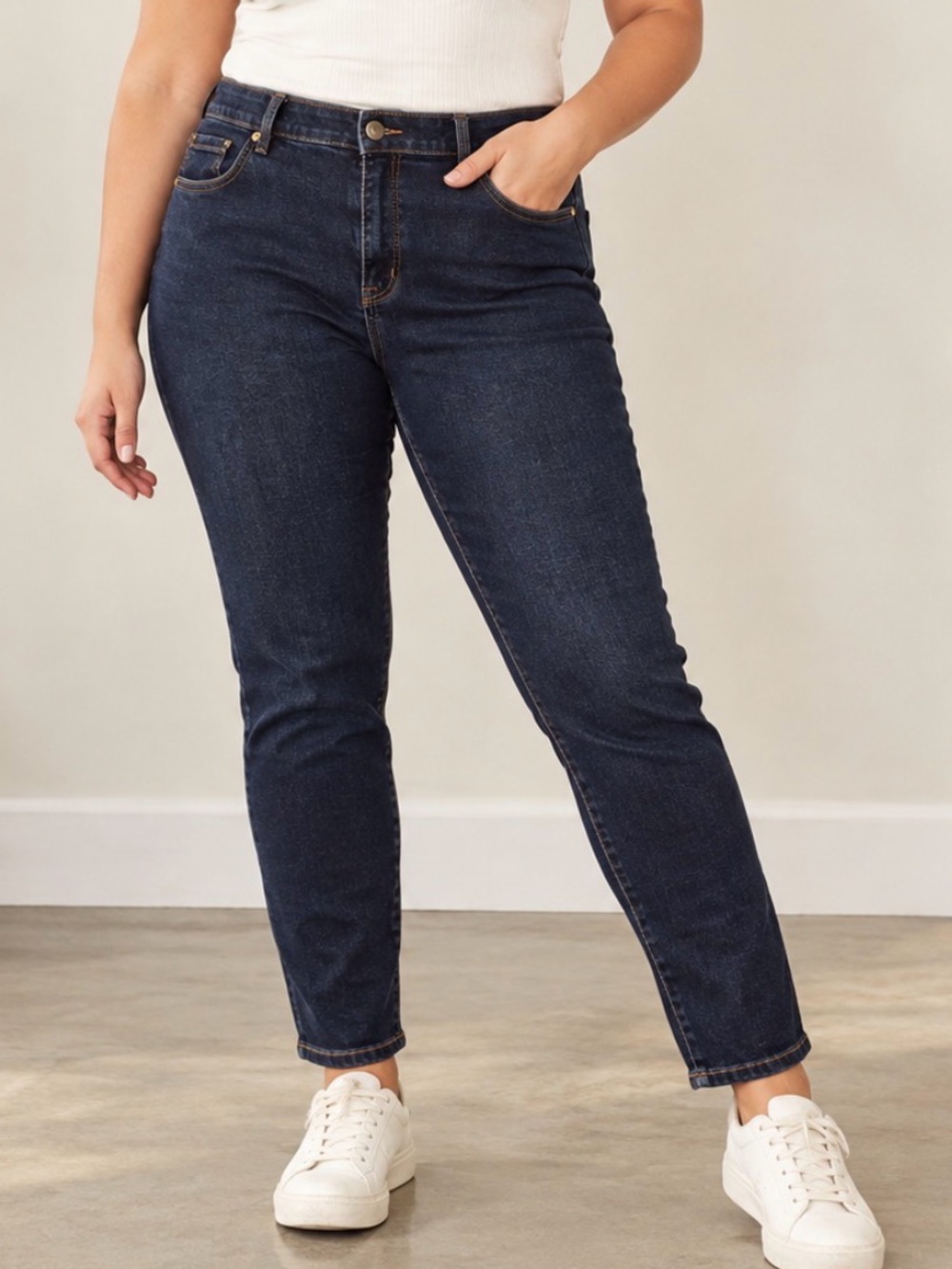 Lane Bryant Dark Wash Mid Rise Skinny Jeans 20 Casual Aesthetic Classic Everyday